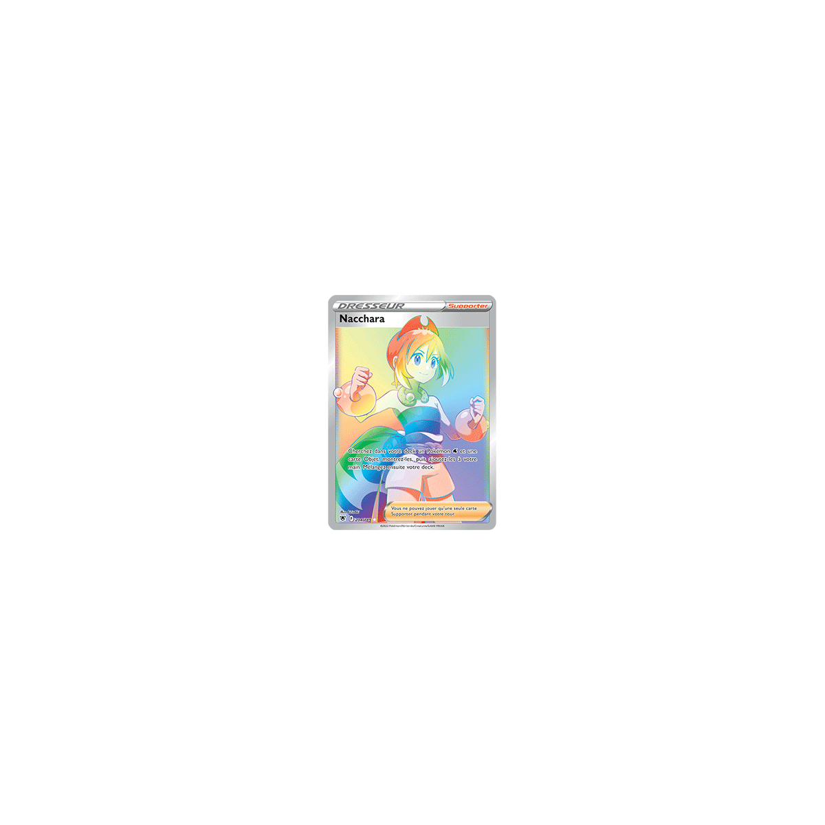 Carte Nacchara - Arc-en-ciel rare de Pokémon Astres Radieux 204/189