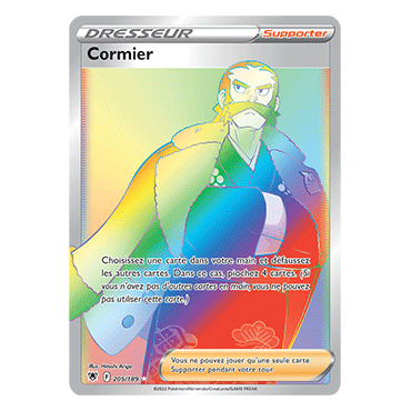 Découvrez Cormier, carte Arc-en-ciel rare de la série Astres Radieux