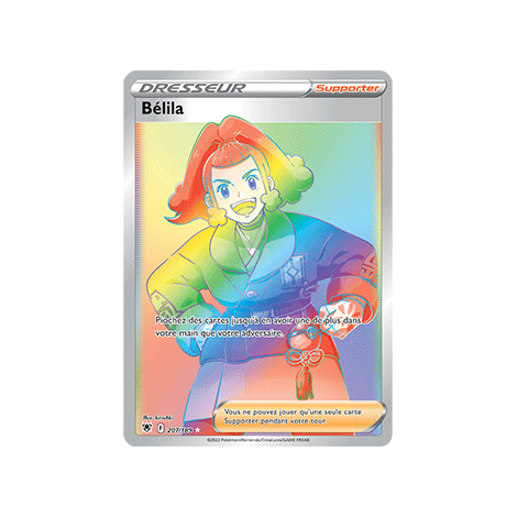 Carte Bélila - Arc-en-ciel rare de Pokémon Astres Radieux 207/189