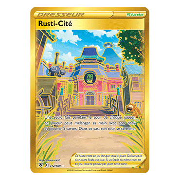 Rusti-Cité 212/189 : Joyau Secrète rare de l'extension Pokémon Astres Radieux