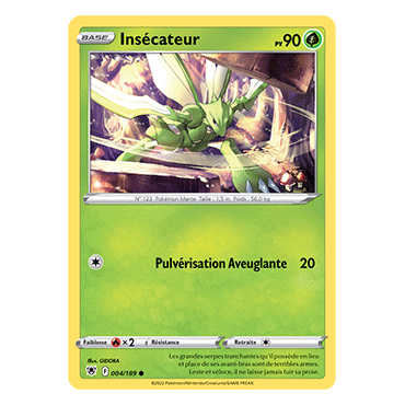 Carte Insécateur - Commune de Pokémon Astres Radieux 004/189