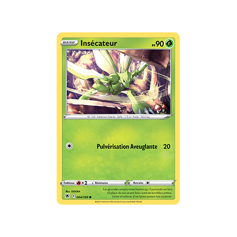 Carte Insécateur - Commune de Pokémon Astres Radieux 004/189