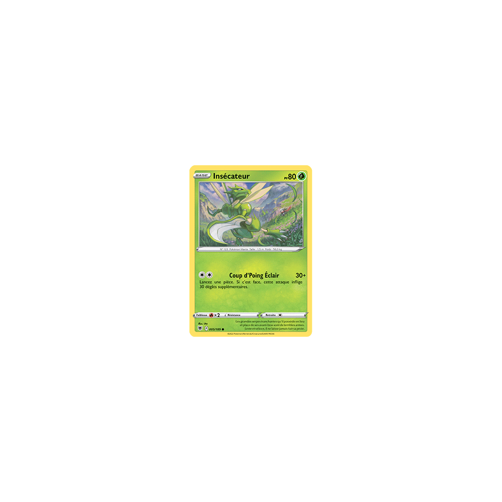 Carte Insécateur - Commune de Pokémon Astres Radieux 005/189