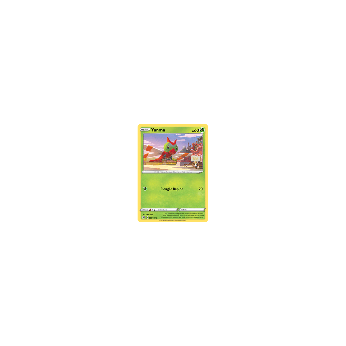 Carte Yanma - Commune de Pokémon Astres Radieux 006/189