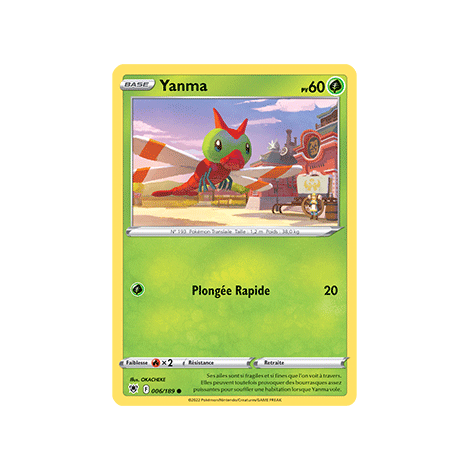 Carte Yanma - Commune de Pokémon Astres Radieux 006/189