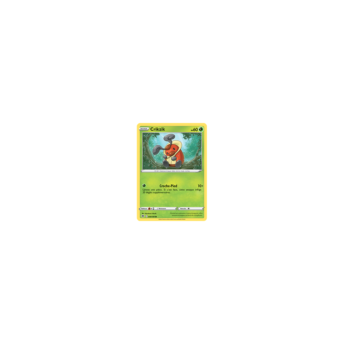 Carte Crikzik - Commune de Pokémon Astres Radieux 009/189