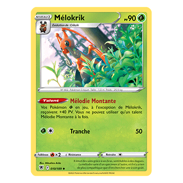 Découvrez Mélokrik, carte Peu commune de la série Astres Radieux