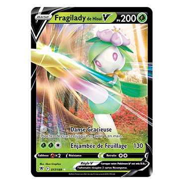 Fragilady de Hisui 017/189 Joyau Holographique rare V Astres Radieux