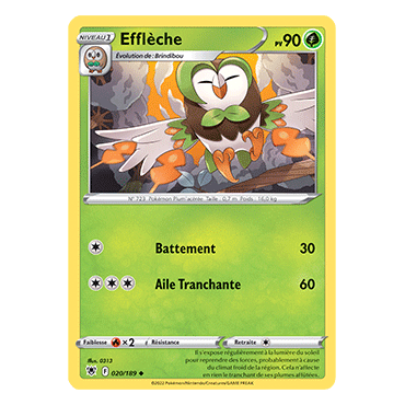 Efflèche 020/189 : Joyau Peu commune de l'extension Pokémon Astres Radieux