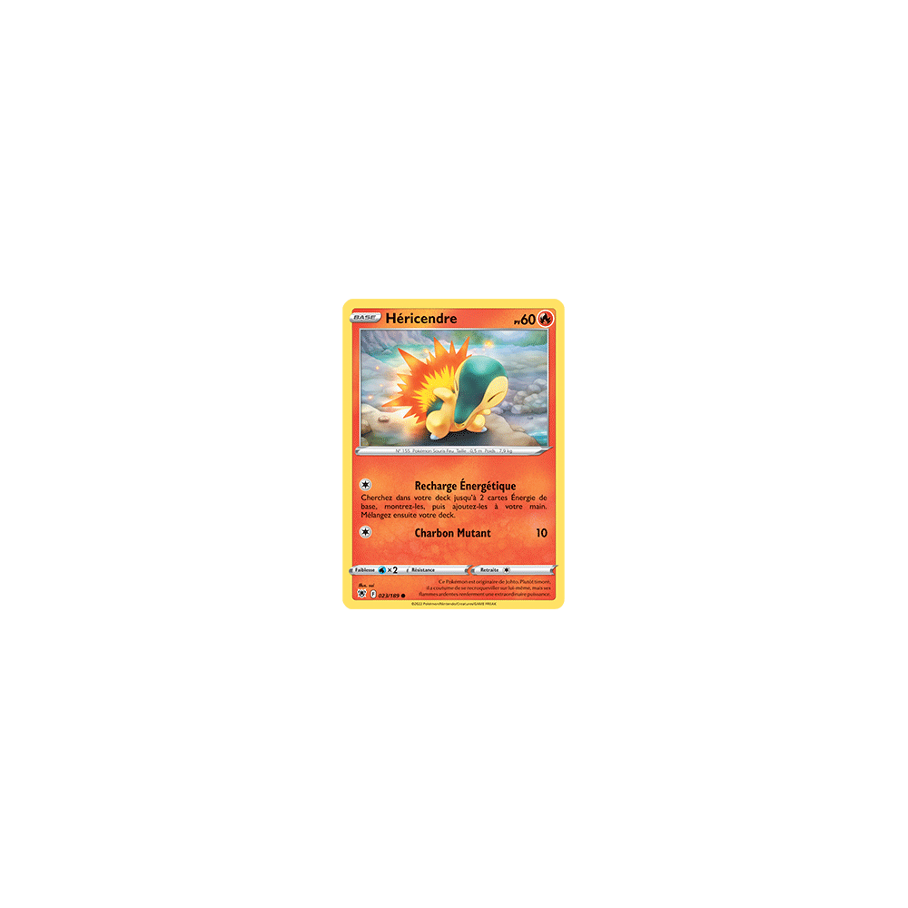 Héricendre 023/189 : Joyau Commune de l'extension Pokémon Astres Radieux