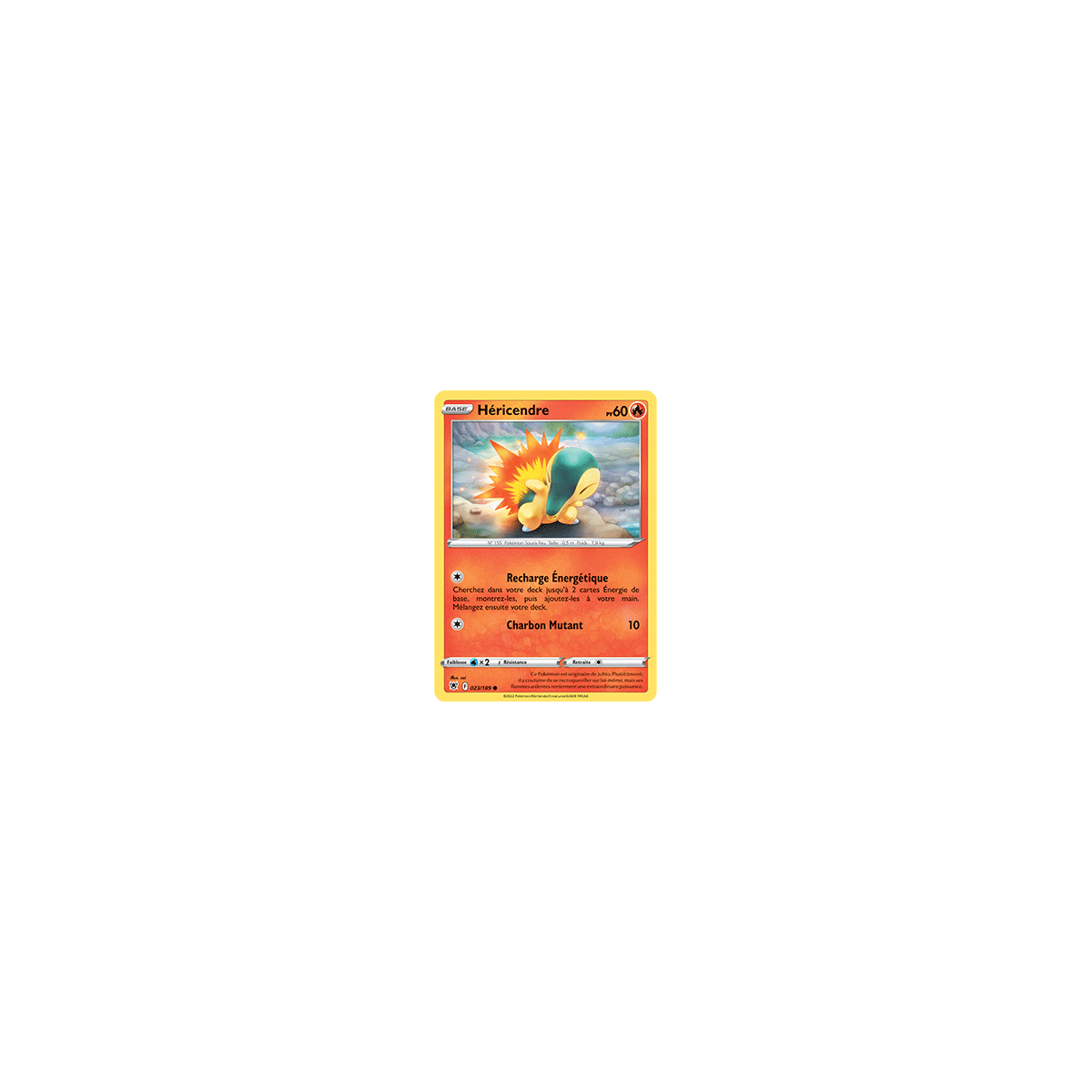 Héricendre 023/189 : Joyau Commune de l'extension Pokémon Astres Radieux