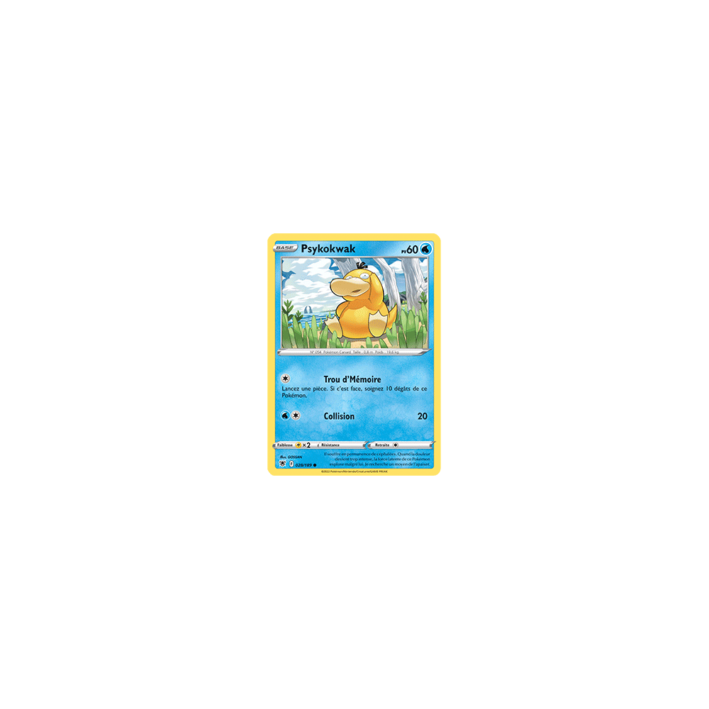 Carte Psykokwak - Commune de Pokémon Astres Radieux 028/189