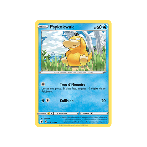 Carte Psykokwak - Commune de Pokémon Astres Radieux 028/189