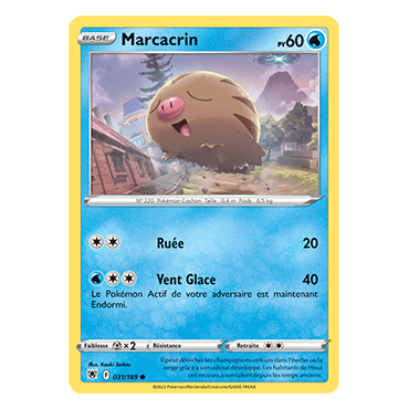 Découvrez Marcacrin, carte Commune de la série Astres Radieux