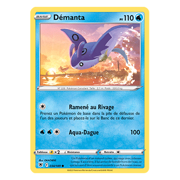 Démanta 034/189 : Joyau Commune de l'extension Pokémon Astres Radieux