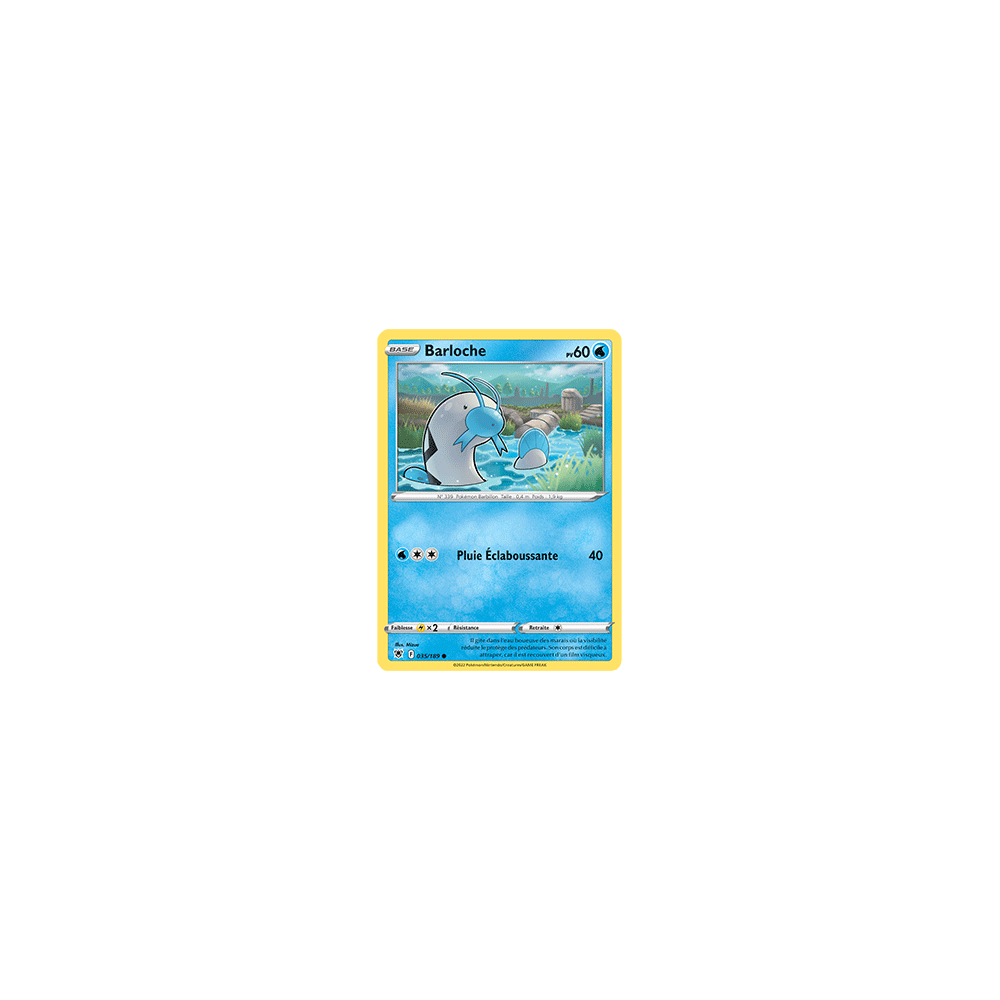 Carte Barloche - Commune de Pokémon Astres Radieux 035/189