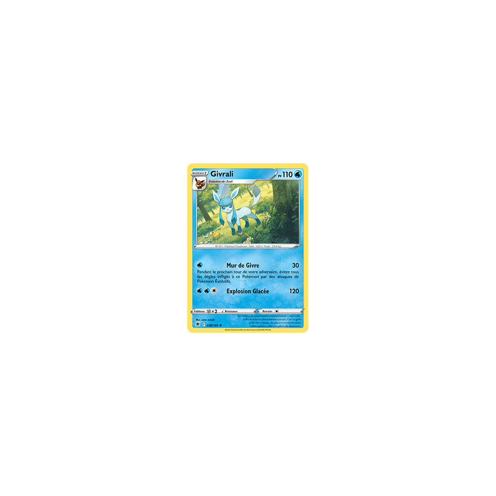 Givrali 038/189 : Joyau Rare de l'extension Pokémon Astres Radieux