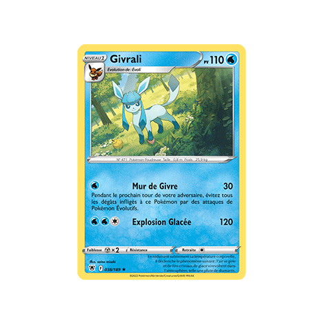 Givrali 038/189 : Joyau Rare de l'extension Pokémon Astres Radieux