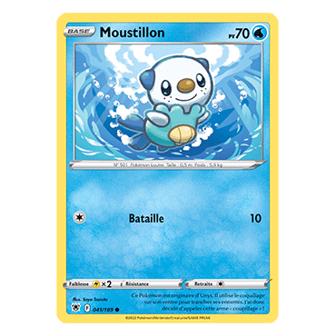 Moustillon 041/189 : Joyau Commune de l'extension Pokémon Astres Radieux