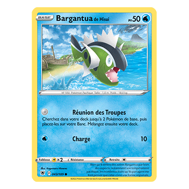 Découvrez Bargantua de Hisui, carte Commune de la série Astres Radieux