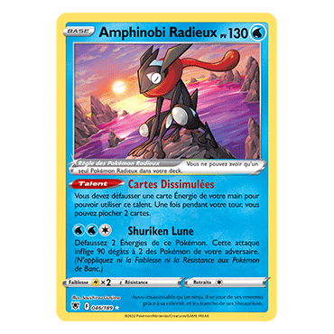 Amphinobi Radieux, carte Radieux rare de la série Astres Radieux