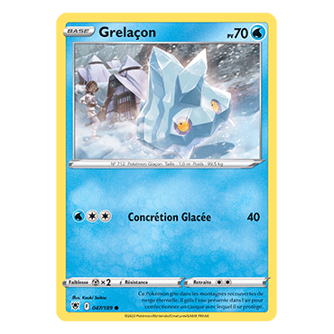 Grelaçon 047/189 : Joyau Commune de l'extension Pokémon Astres Radieux