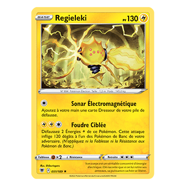 Carte Regieleki - Rare de Pokémon Astres Radieux 051/189