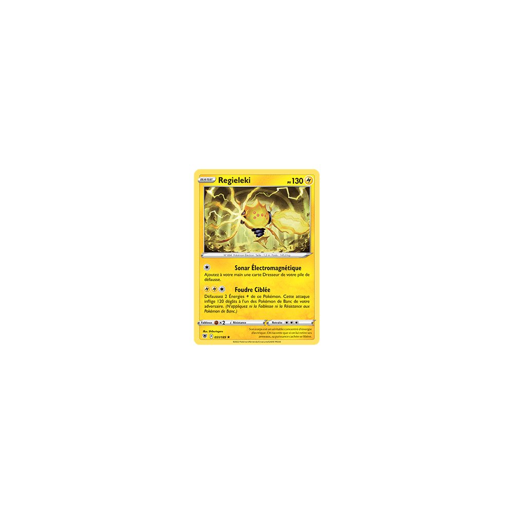 Carte Regieleki - Rare de Pokémon Astres Radieux 051/189