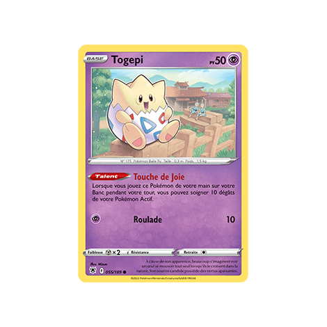 Découvrez Togepi, carte Commune de la série Astres Radieux