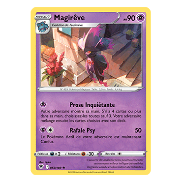 Carte Magirêve - Rare de Pokémon Astres Radieux 059/189