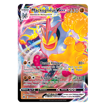 Découvrez Mackogneur, carte Holographique rare VMAX de la série Astres Radieux