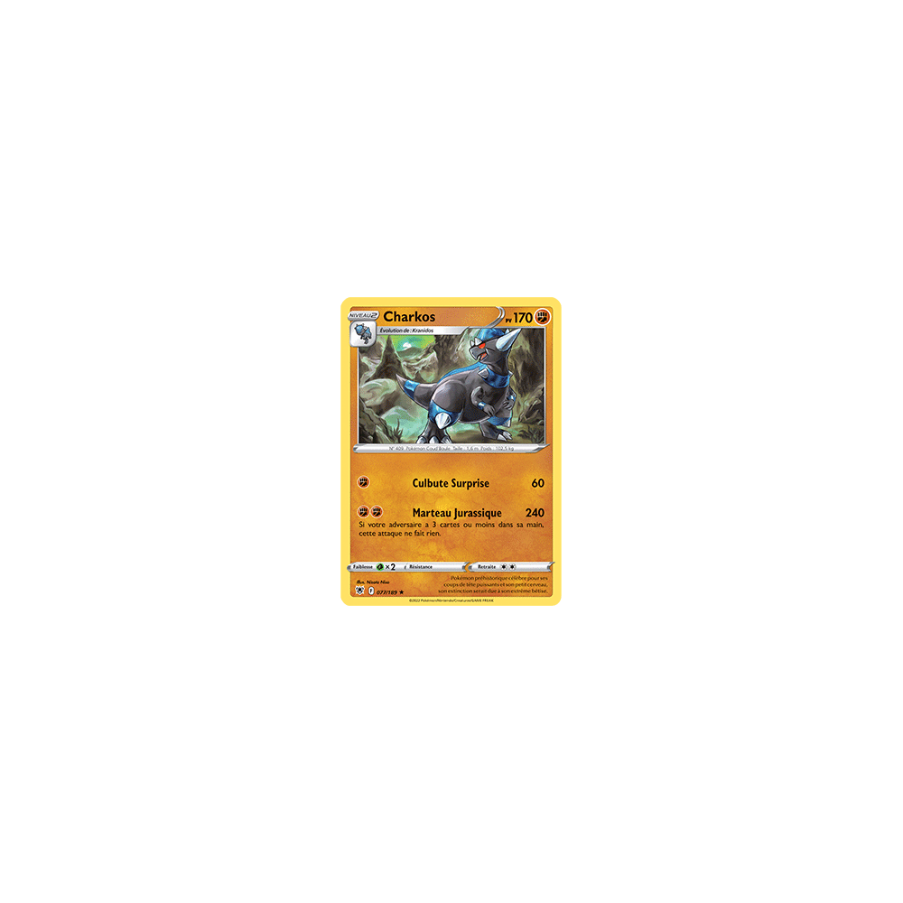 Charkos 077/189 rare de l'extension Pokémon Astres Radieux