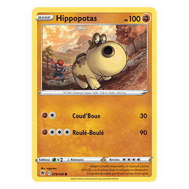 Découvrez Hippopotas, carte Commune de la série Astres Radieux