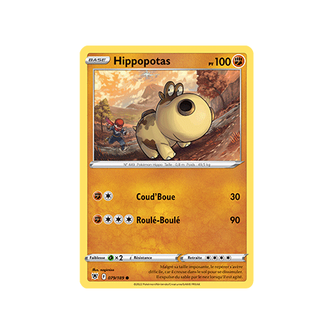 Découvrez Hippopotas, carte Commune de la série Astres Radieux