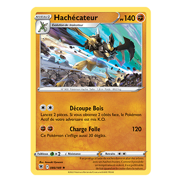 Hachécateur 086/189 : Joyau Holographique Pokémon Astres Radieux