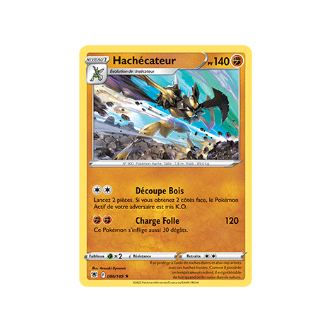Hachécateur 086/189 : Joyau Holographique Pokémon Astres Radieux