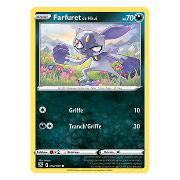 Découvrez Farfuret de Hisui, carte Commune de la série Astres Radieux