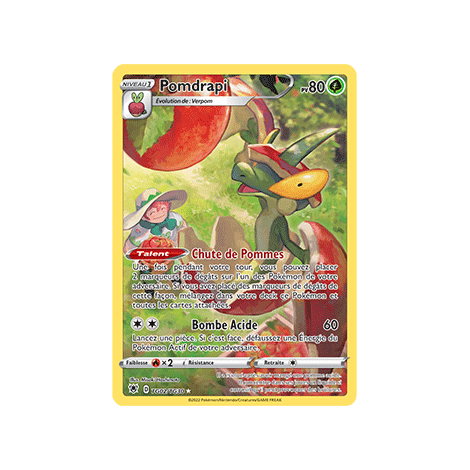 Pomdrapi TG02/TG30 : Joyau Holographique rare de l'extension Pokémon Astres Radieux