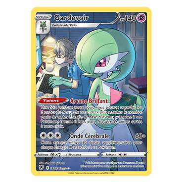 Carte Gardevoir - Holographique rare de Pokémon Astres Radieux TG05/TG30