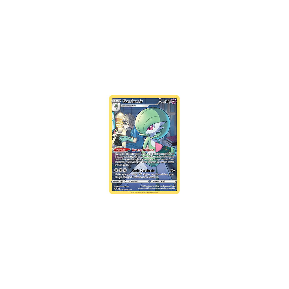 Carte Gardevoir - Holographique rare de Pokémon Astres Radieux TG05/TG30