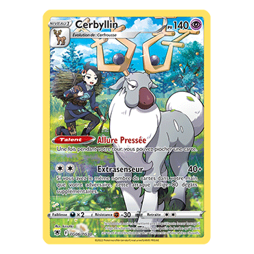 Découvrez Cerbyllin, carte Holographique rare de la série Astres Radieux