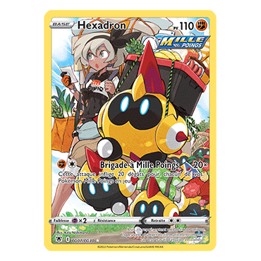 Hexadron TG07/TG30 : Joyau Holographique rare de l'extension Pokémon Astres Radieux