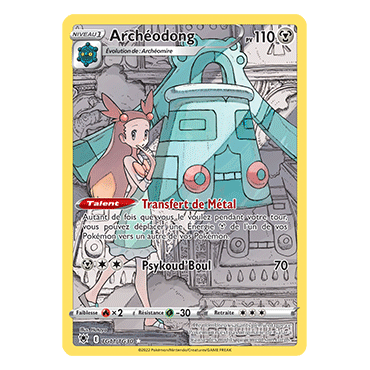 Archéodong TG11/TG30 : Joyau Holographique rare de l'extension Pokémon Astres Radieux