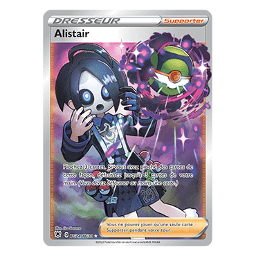 Découvrez Alistair, carte ultra rare de la série Astres Radieux