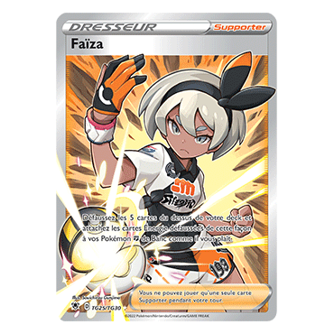 Faïza TG25/TG30 : Joyau ultra rare de l'extension Pokémon Astres Radieux