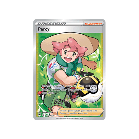 Percy TG27/TG30 : Joyau ultra rare de l'extension Pokémon Astres Radieux