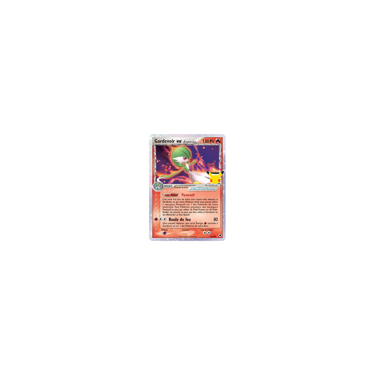 Découvrez Gardevoir ex δ (EX Île des Dragons), carte Rare de la série Célébrations (JCC)