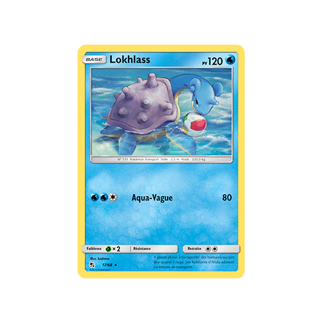 Carte Lokhlass - Rare de Pokémon Destinées Occultes 17/68