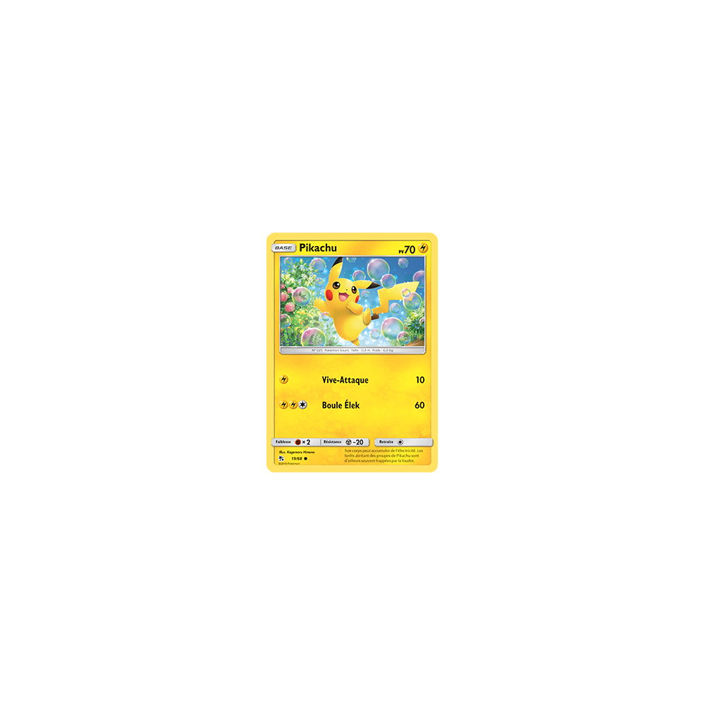 Découvrez Pikachu, carte Commune de la série Destinées Occultes