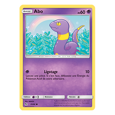 Abo 25/68 : Joyau Commune de l'extension Pokémon Destinées Occultes